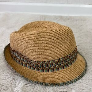 Scala Pronto Straw Fedora Hat